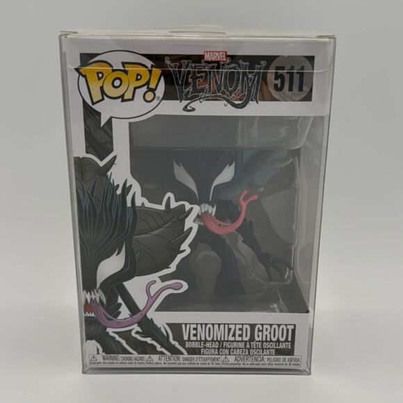 Funko Pop! Venomized Groot with Black and Pink Highlights - Picture 1 of 6